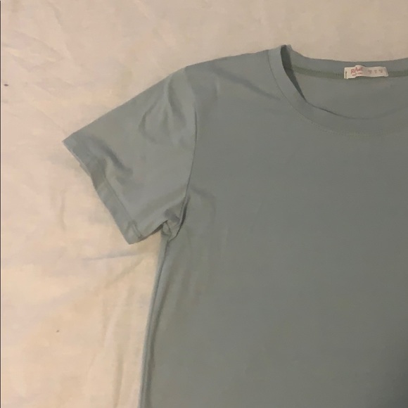 Light blue grey crop top - Picture 4 of 5